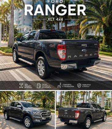 FORD RANGER 3.2 XLT 4X4 CD 20V DIESEL 4P AUTOMÁTICO FORD RANGER 3.2 XLT 4X4 CD 20V DIESEL 4P AUTOMÁTICO